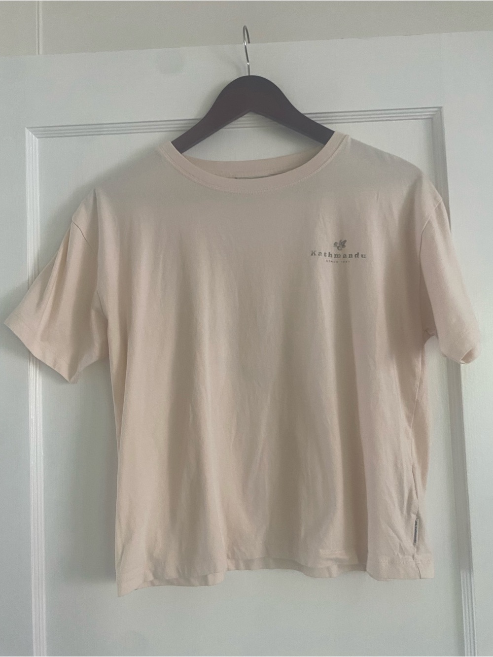 Kathmandu Trail Treasures Women's Short Sleeve Tee in Pale Pink